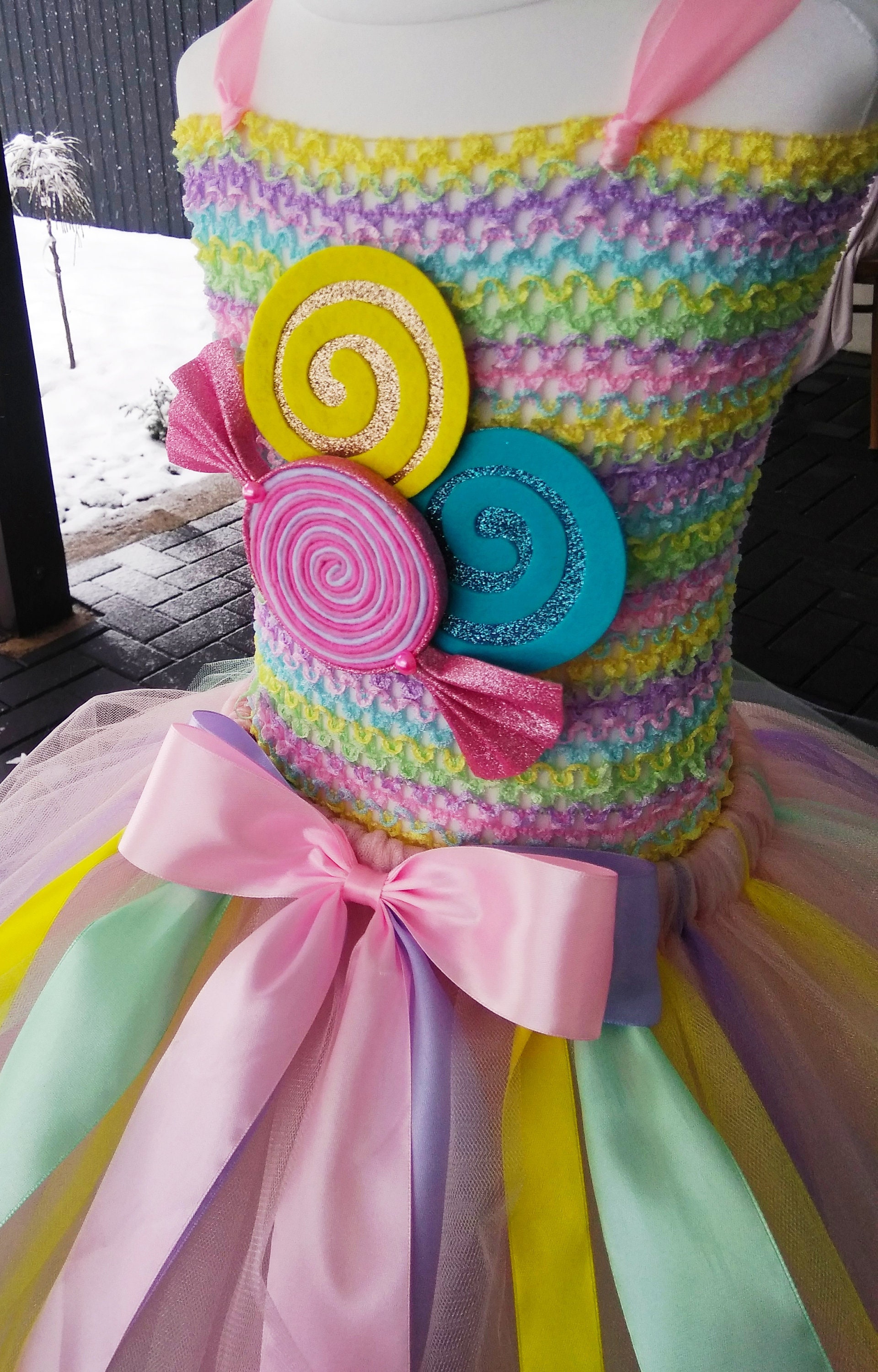 Candyland tutu dress