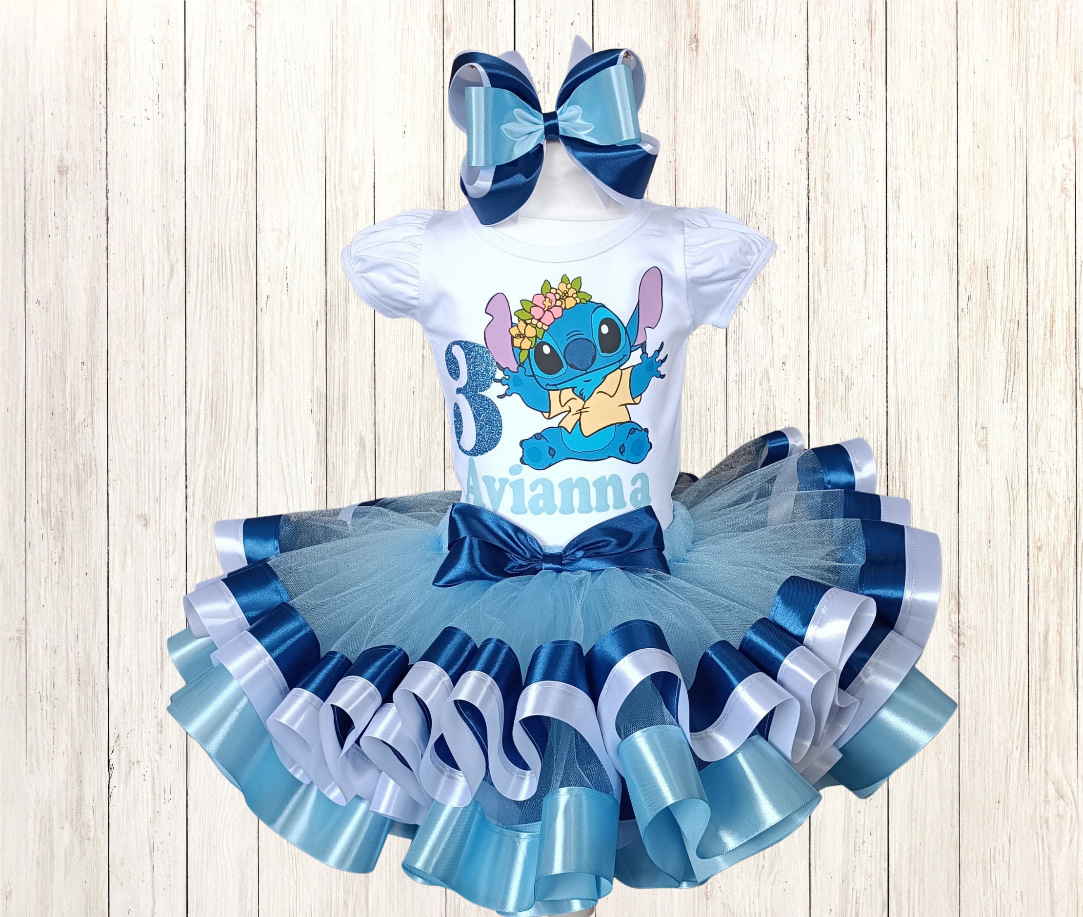 Girls Stitch Twirl Dress, Stitch Dress Inspired by Lilo and Stitch