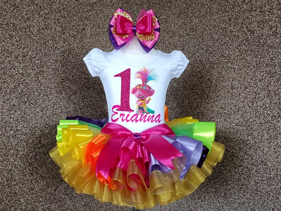 Princess poppy birthday outfit sale