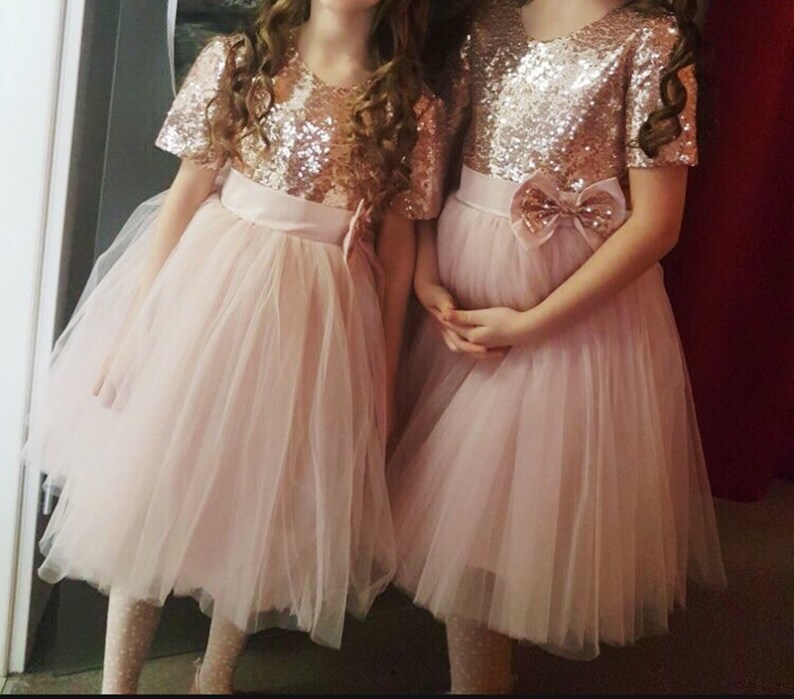 Rose Gold Birthday Outfit blush girls birthday dress baby Etsy