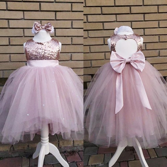 baby girl 1st birthday princess dress