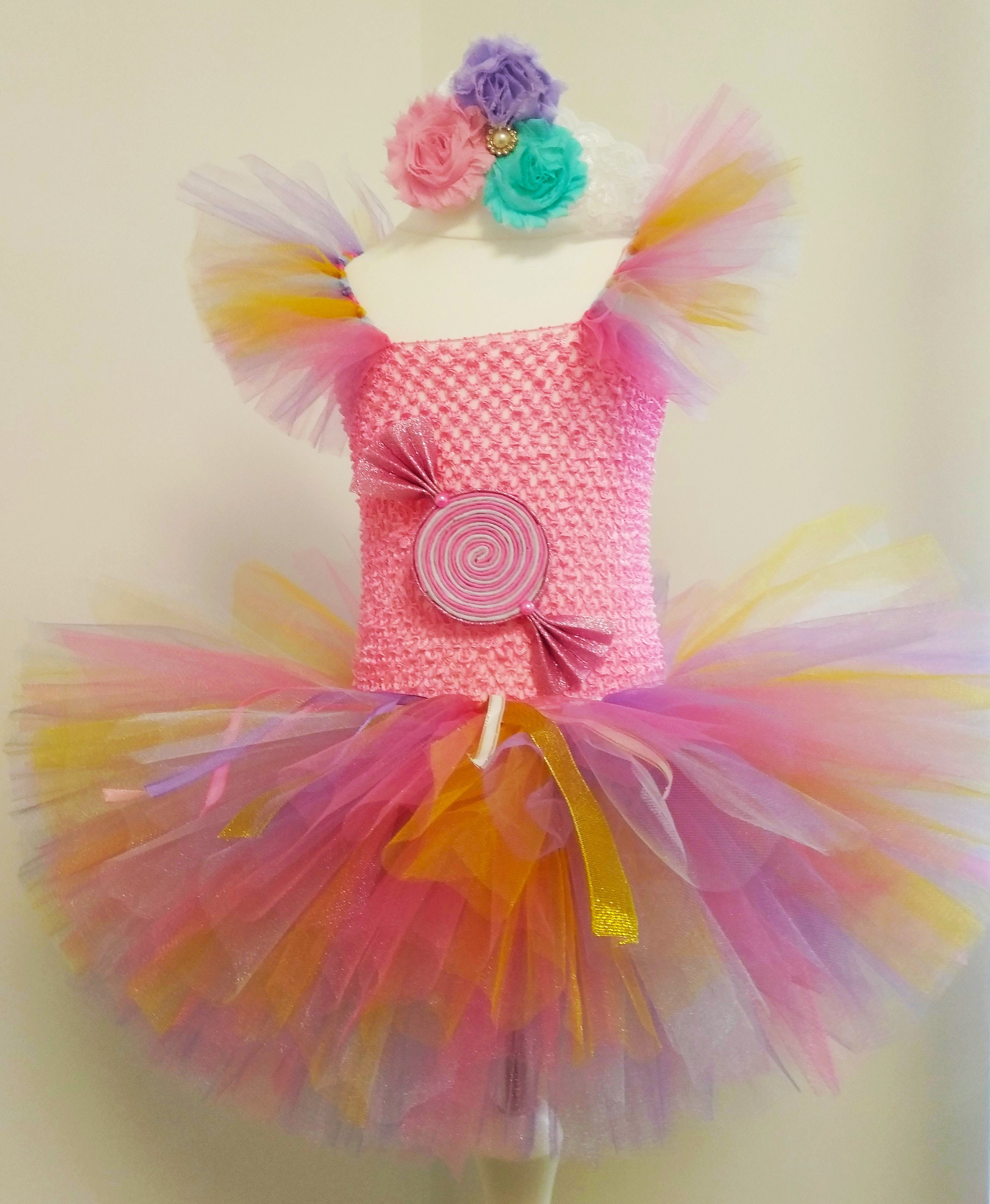 Candy land tutu dress
