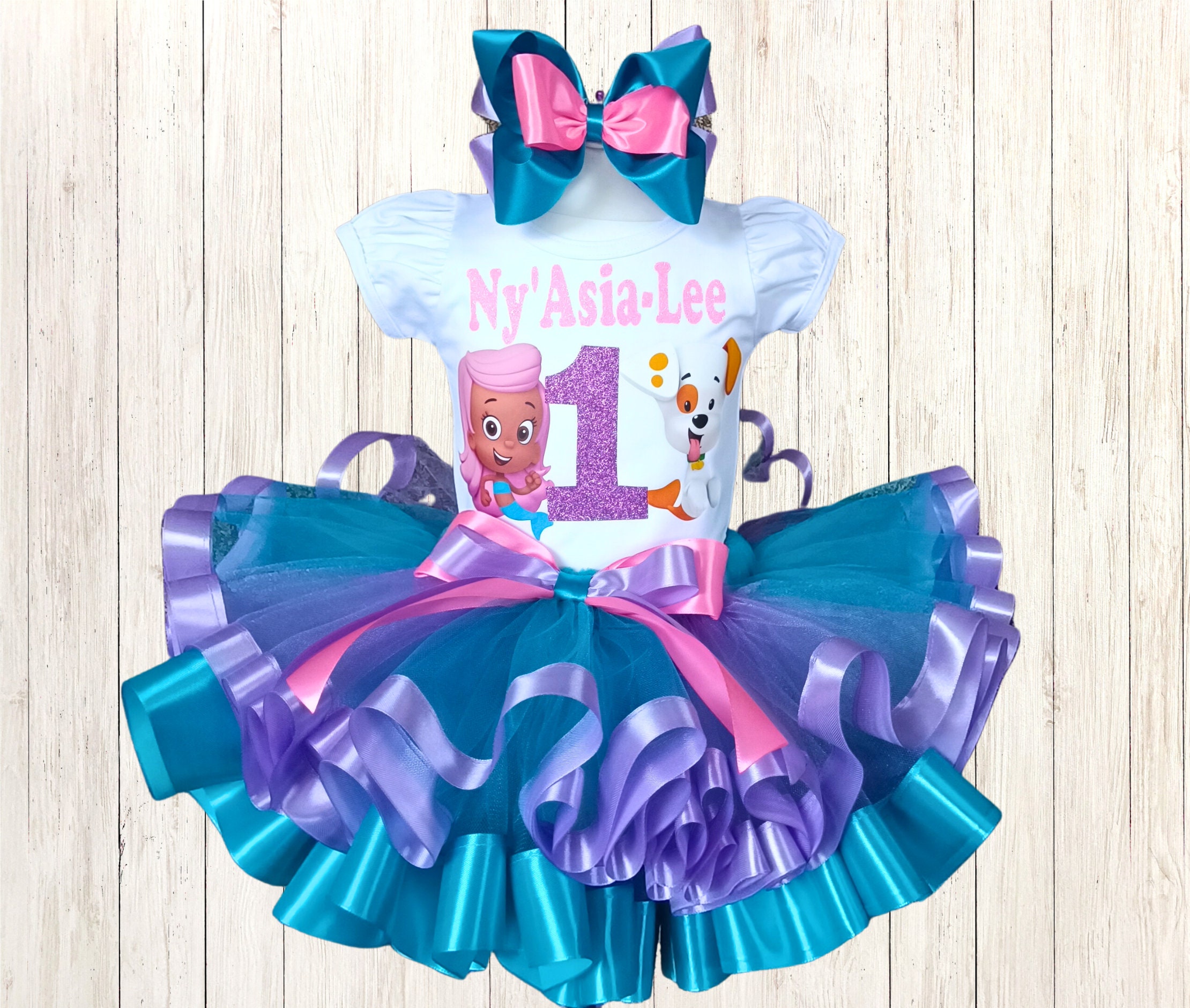 Bubble guppies 1st birthday outfit for girl shop