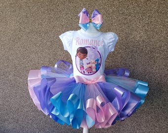 doc mcstuffins birthday dress Lavender and Pink Doc Mcstuffins Tutu Set - Doc Mcstuffins Tutu Set