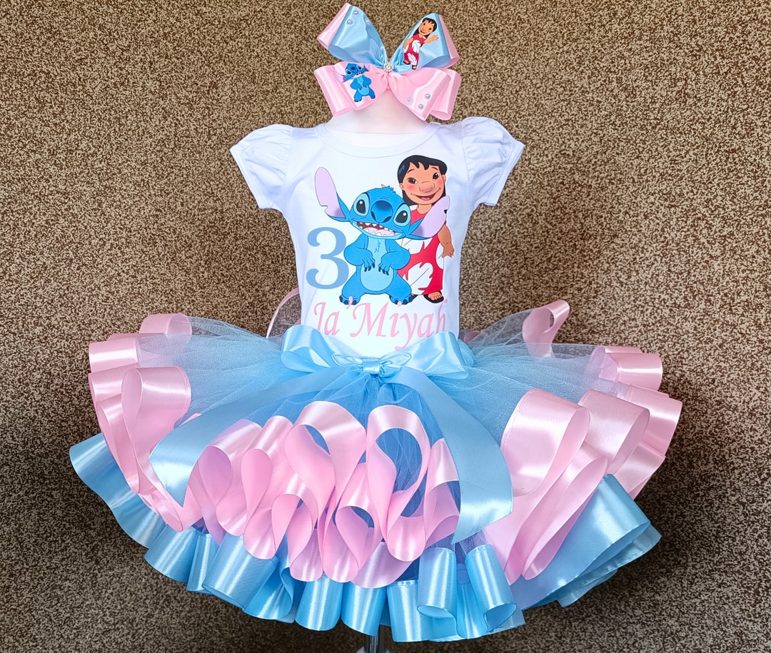 Stitch Party favors Custom Ribbon trim tutu 