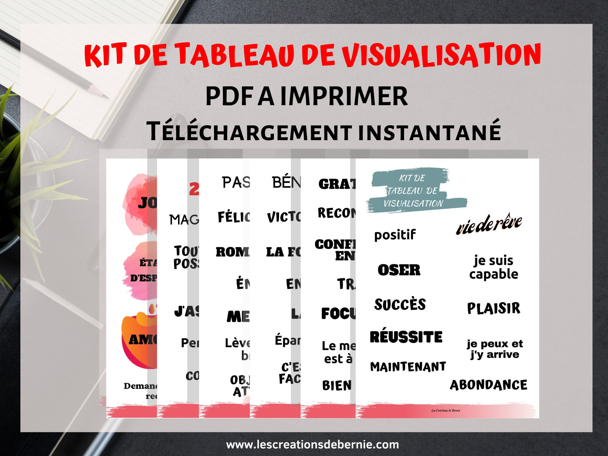 Kit de tableau de visualisation de manifestation 2026-2027 la loi de l ...