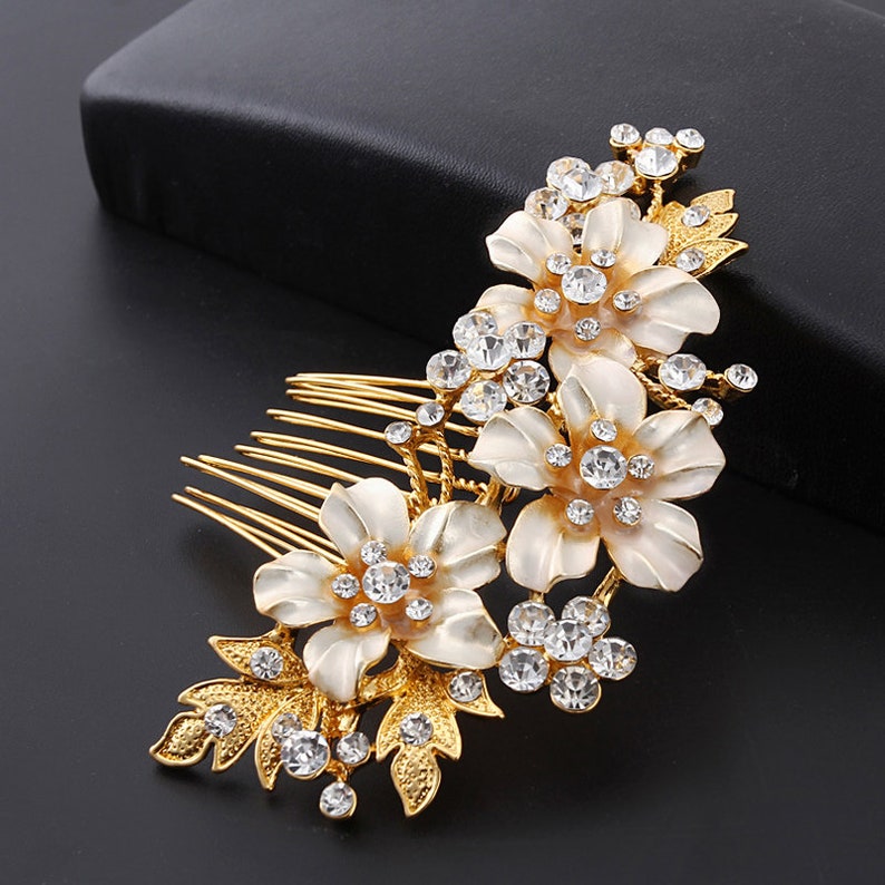 gold and silver hair accessories