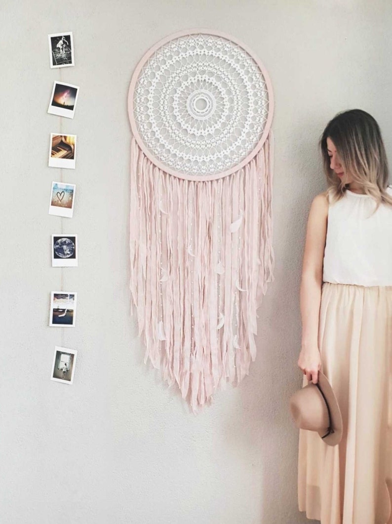 Traumfänger rosa Geschenk für Weihnachten extra großer | Etsy