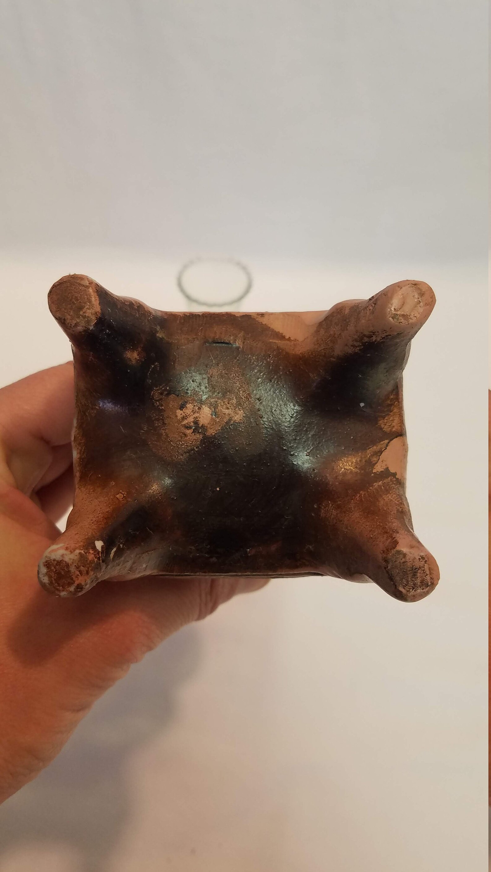 Vintage cerámica olla vientre estufa lámpara de aceite | Etsy