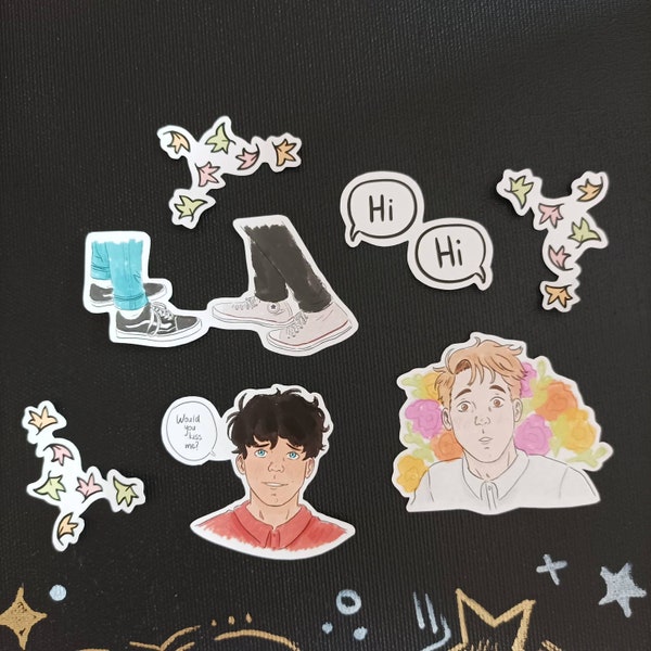 Heartstopper Leaf Stickers Etsy