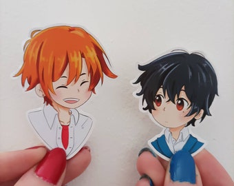 Sasaki to Miyano stickers