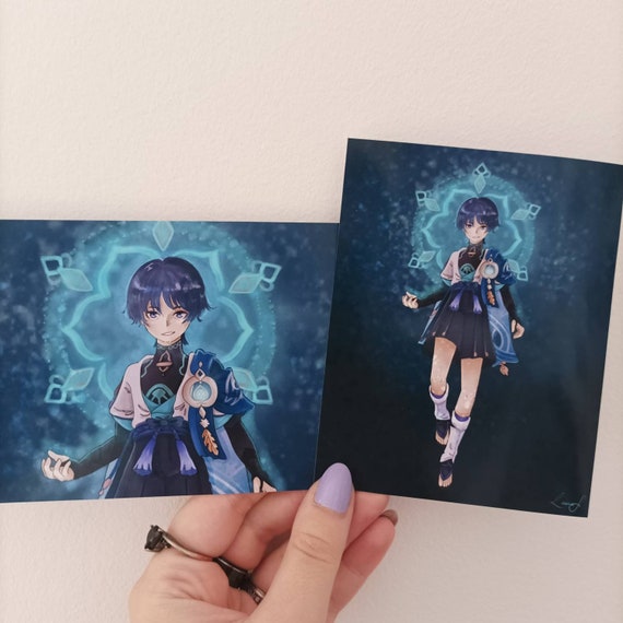 Scaramouche - Wanderer - Genshin Impact - print