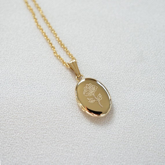 Solid rose gold locket Clearance