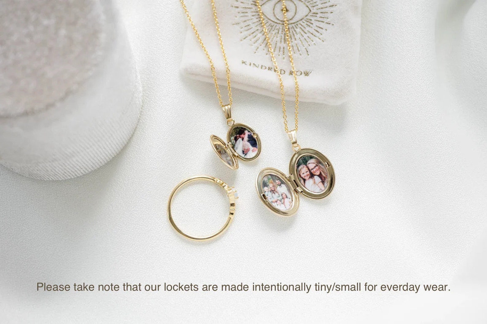 Rose Oval Locket Necklace 14K Solid Gold Locket Necklace Etsy