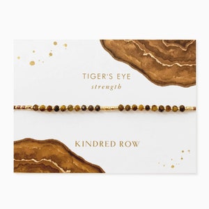 Tiger's Eye  Natural Healing Crystal Gemstone Bracelet, Bead Bracelet, Friendship Bracelet