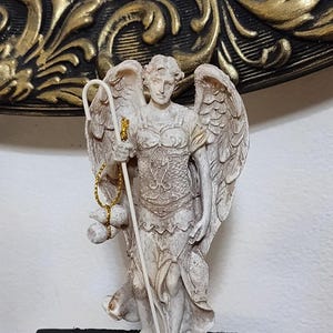 Mini Archangel Raphael Statue