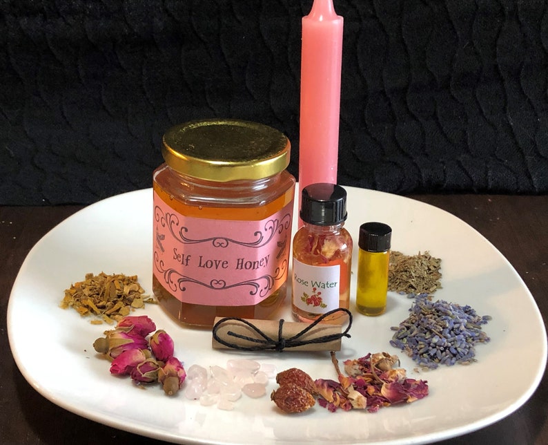 Honey Jar Self-Love Spell Kit | Etsy