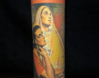 St. Monica Prayer Candle - patron saint of wives and mothers in difficult situations