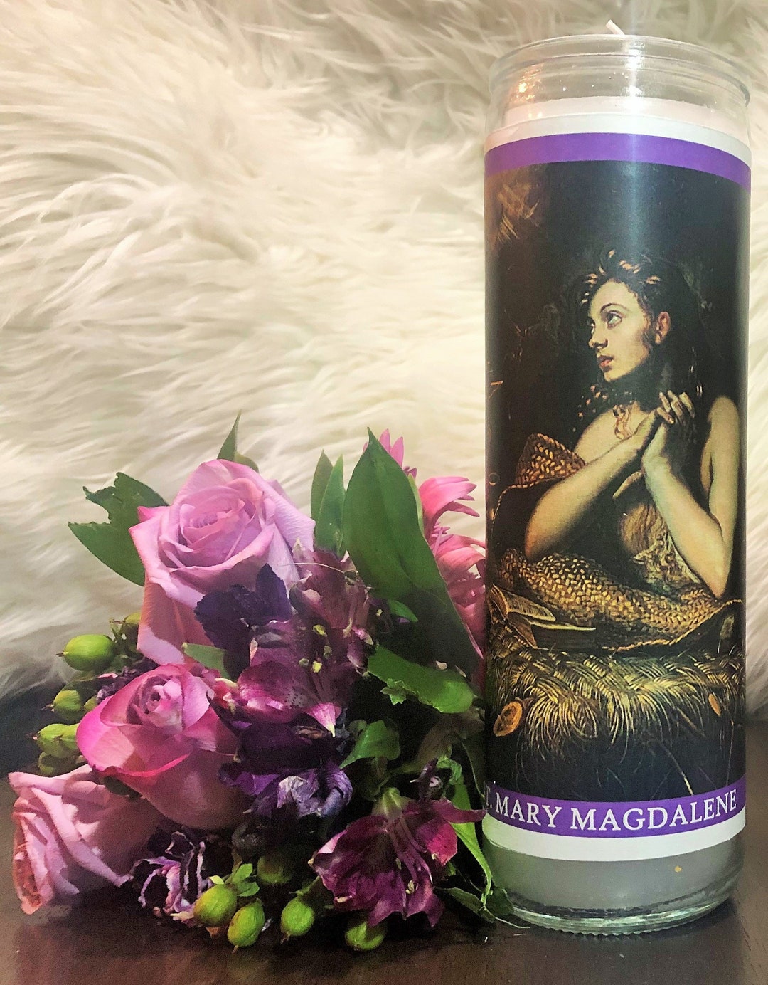St. Mary Magdalene Prayer Candle - Etsy