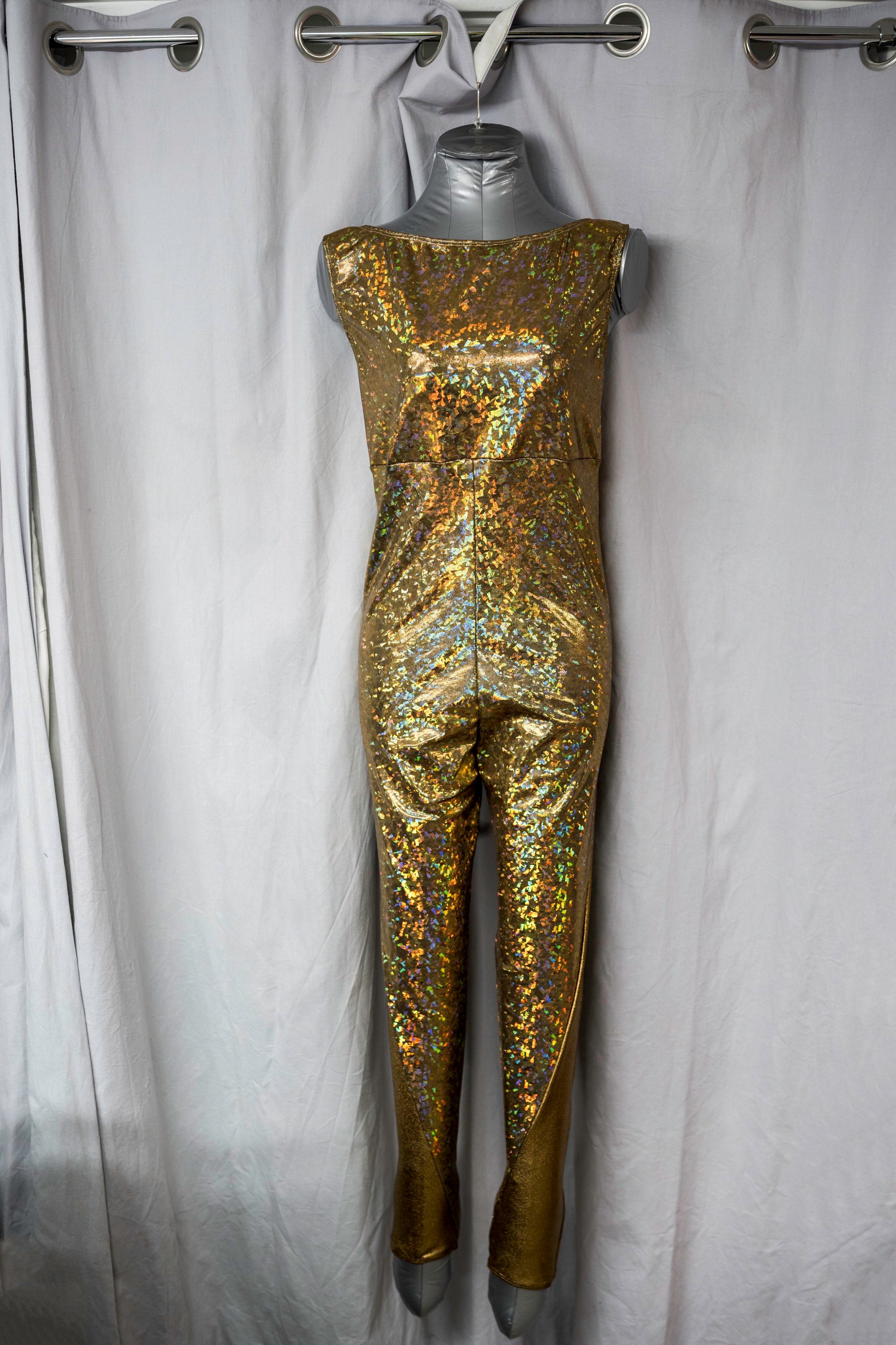 Ready to Wear L Metallic Gold Catsuit | Etsy