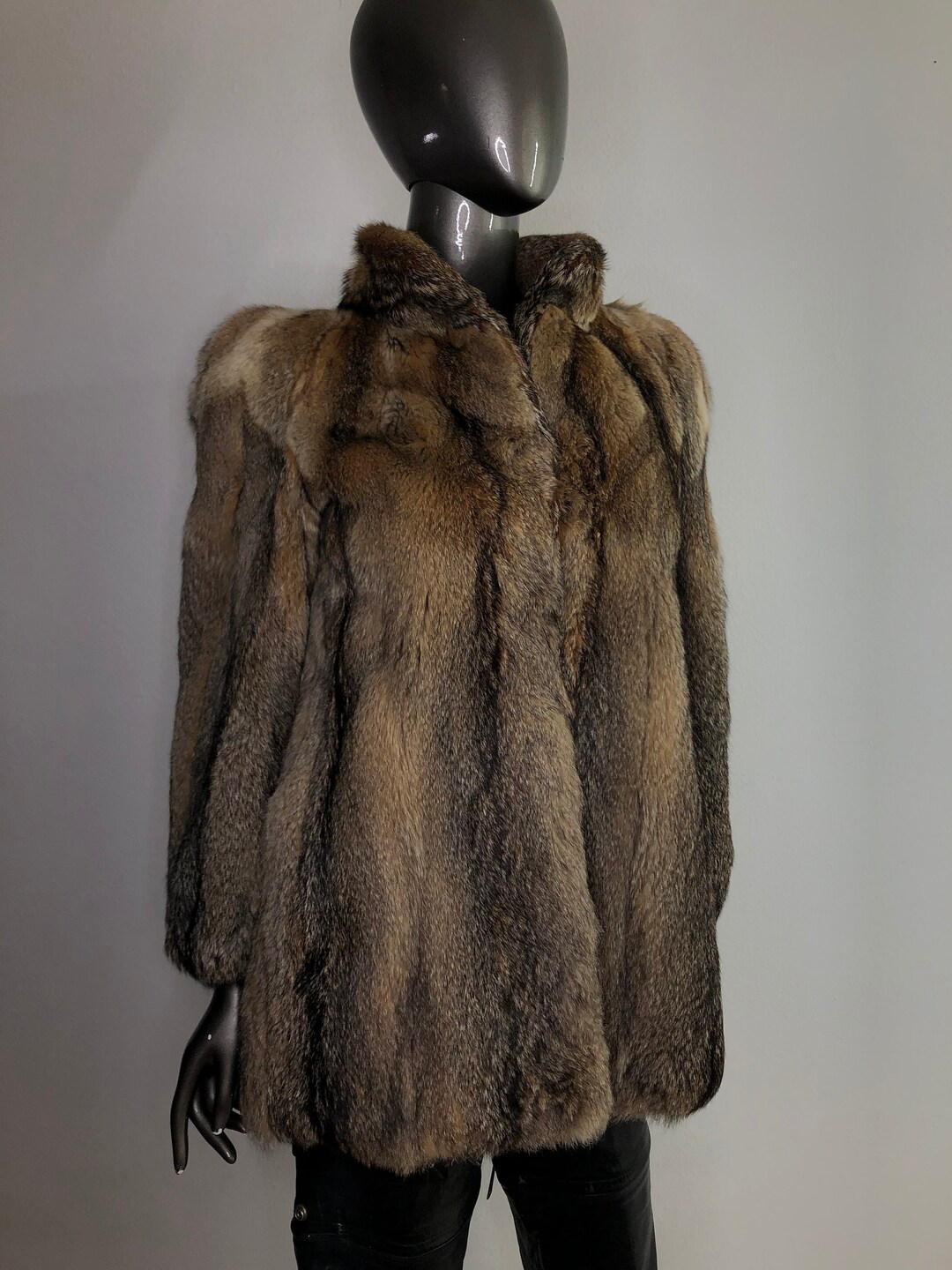 Brown Wolverine Coat With Clasps With Pockets Woman Size SM. Etsy