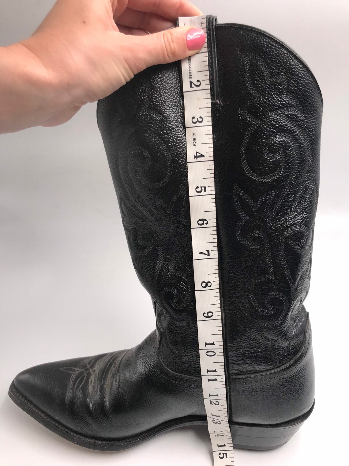 mens black vintage boots