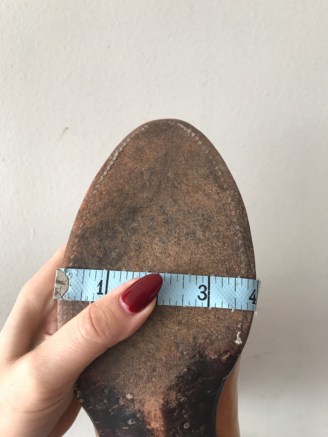 leather boots beige