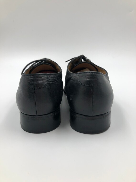 Black men's shoes real leather vintage shoes short sh… - Gem