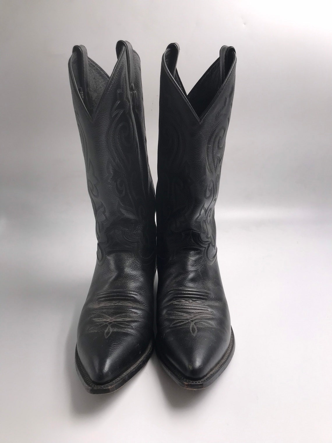 mens black vintage boots