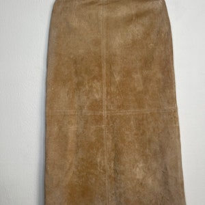 Long suede skirt size 18 outlet