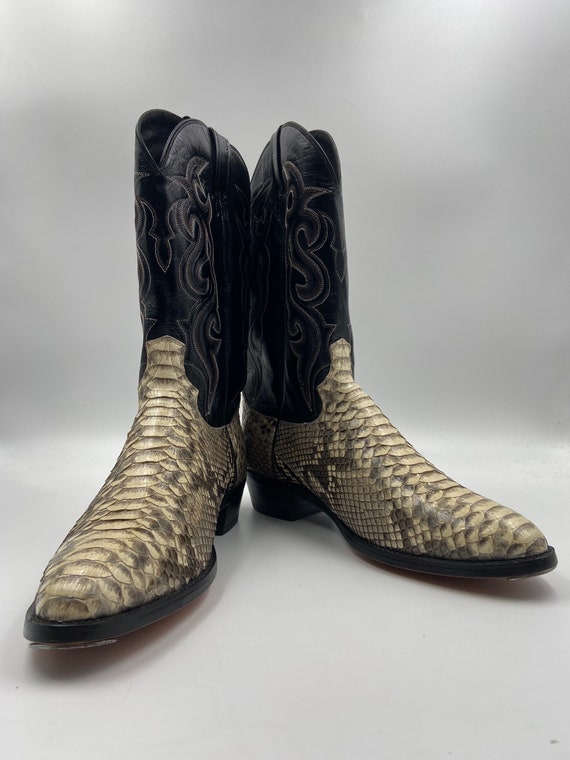 Black Snake Cowboy Boots 13D