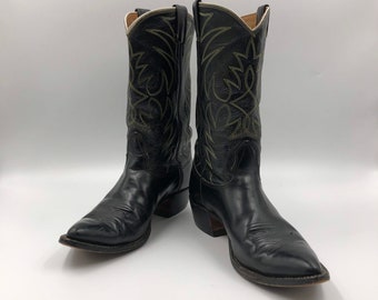 Alberto Fellini Snake Skin Print Men s Size 11 Brown Western Cowboy Zip Boots Etsy