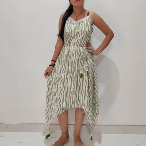Hand Block Printed Dress, Pink Flower Indian Tunics, Hand Printed Dress, Indian Cotton Long Gown, Indian Cotton Dress, Printed Dress