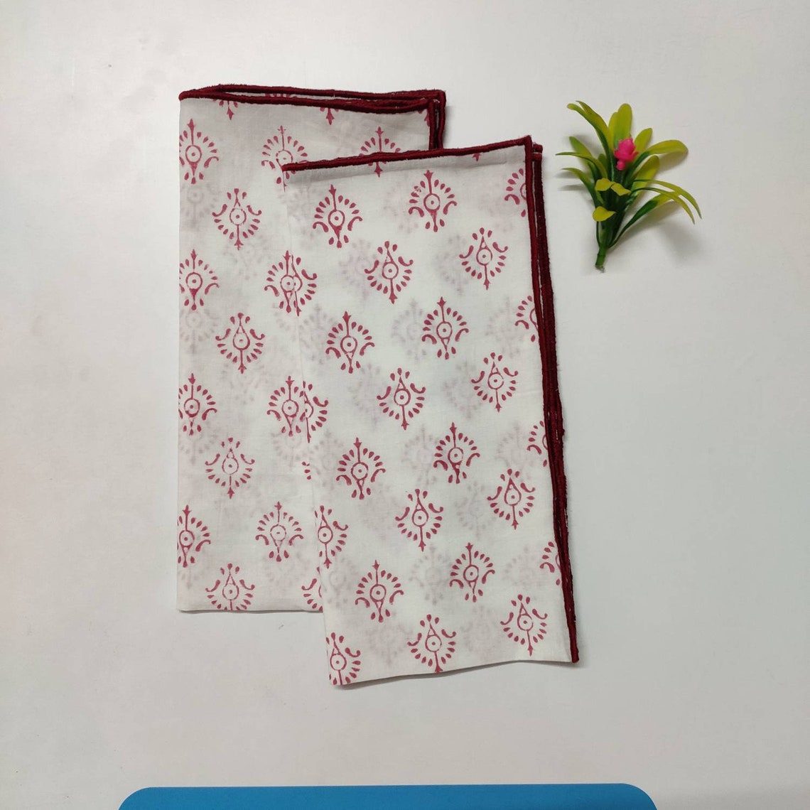 Cloth napkins indian cotton napkins party napkins floral Etsy