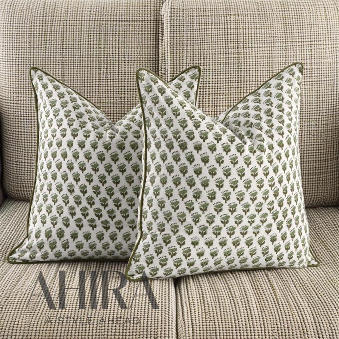 Set di 4 federe per cuscini, 45,7 x 45,7 cm, eleganti con tacco