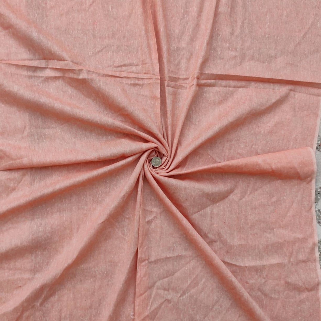 Linen Handloom Slub Heavy Weight Fabric, Mixed Natural Softened Linen