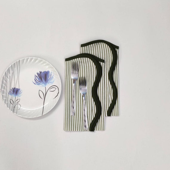 Ruvanti Cloth Napkins Set Of 12 Cotton 100%, 18x18 Inches Napkins Cloth Linen Napkin