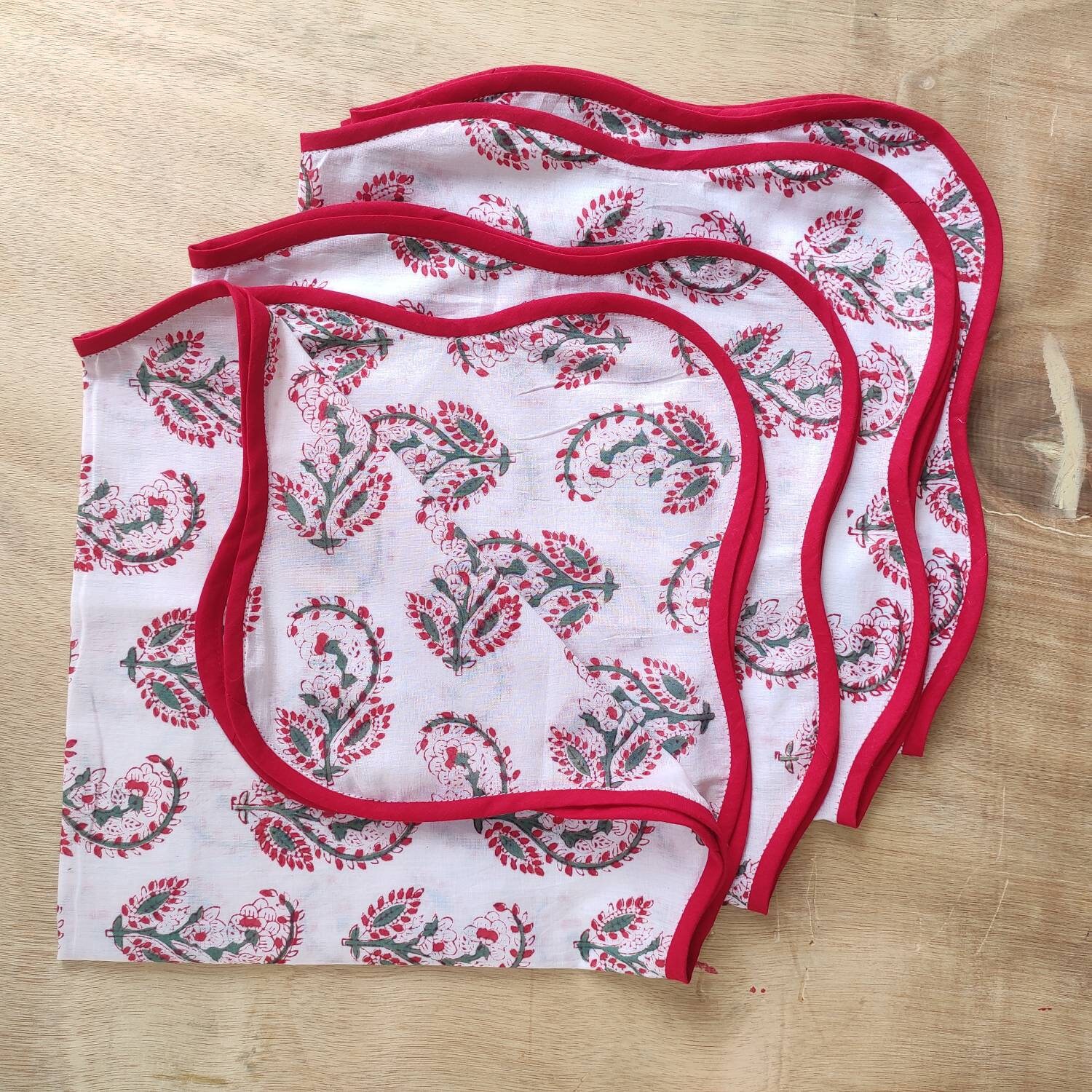 Cloth napkins indian cotton napkins hand printed napkins Etsy