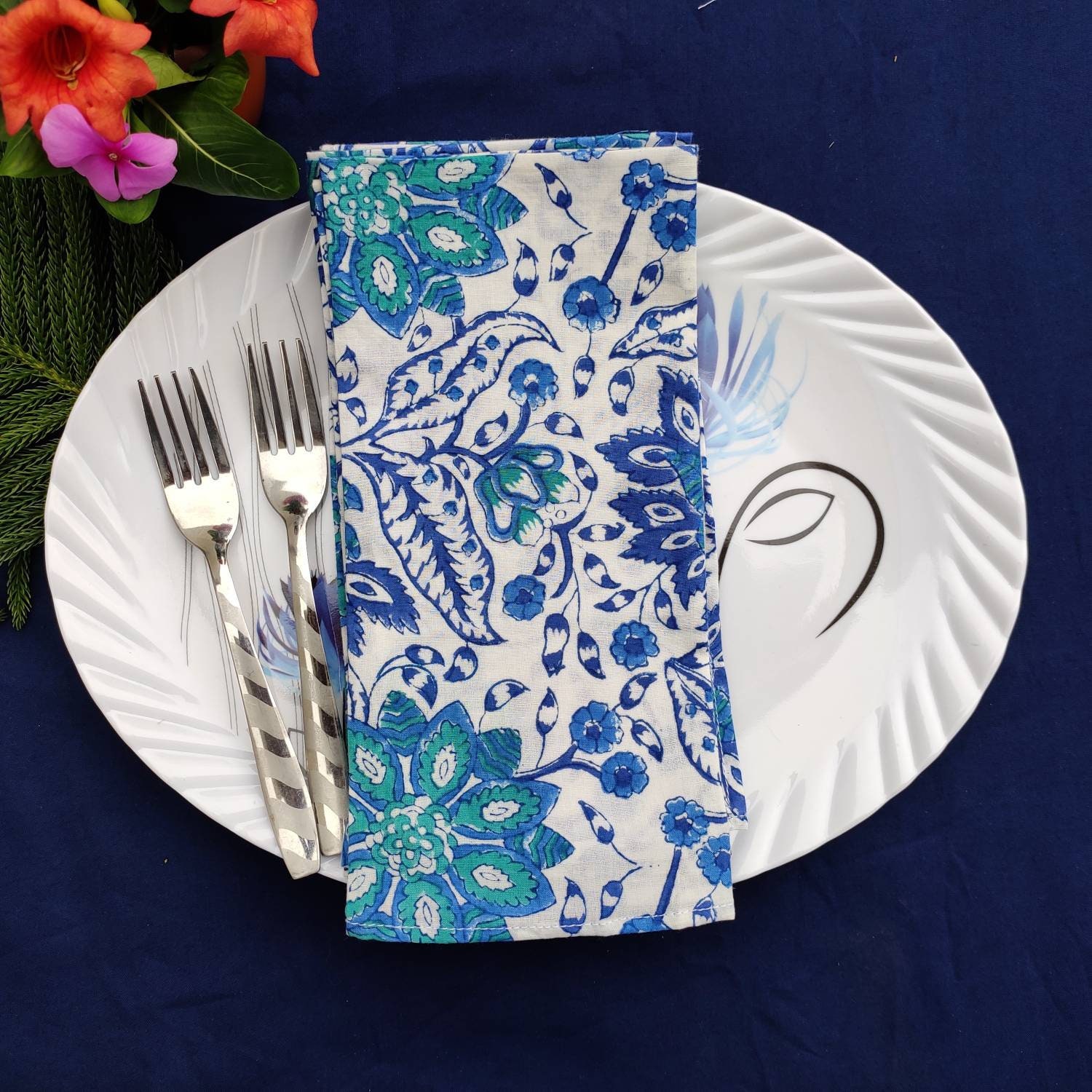 100 Cotton Cloth Napkins Set of 4 20x20 inches Etsy