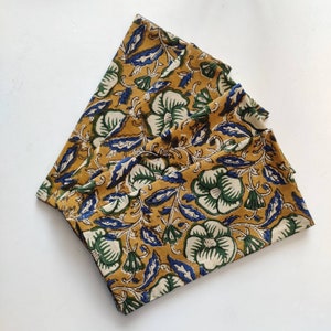 Cotton dinner napkins, indian cotton napkins, hand printed napkins, floral print napkins, table cloth napkins, bulk cotton cloth napkins