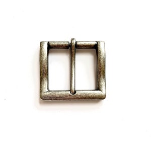 Rustikale Antik Silber Gürtelschnalle, austauschbare Heel Bar, 1 1/2 Zoll