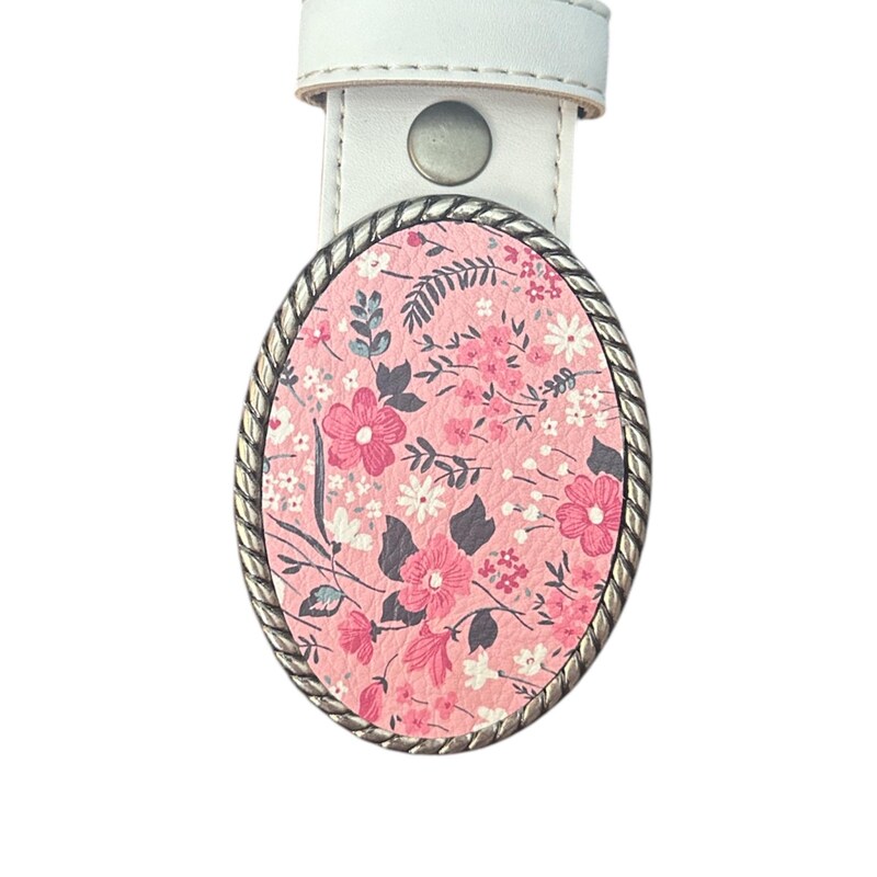 Babyhug  Free Size  Belt with Floral Buckle - Pink