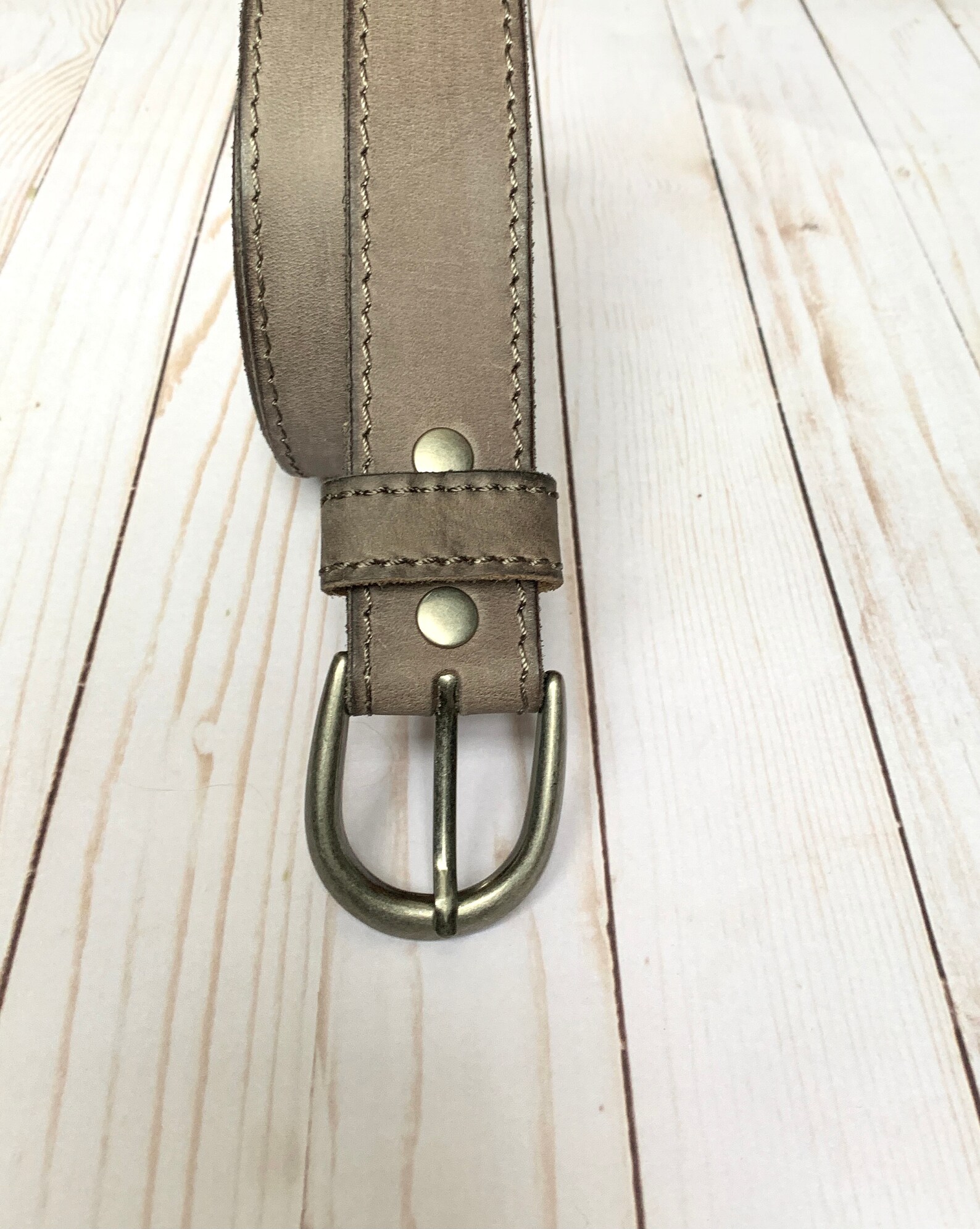 Antique Silver Round Belt Buckle for 1.5 inch wide belt Etsy