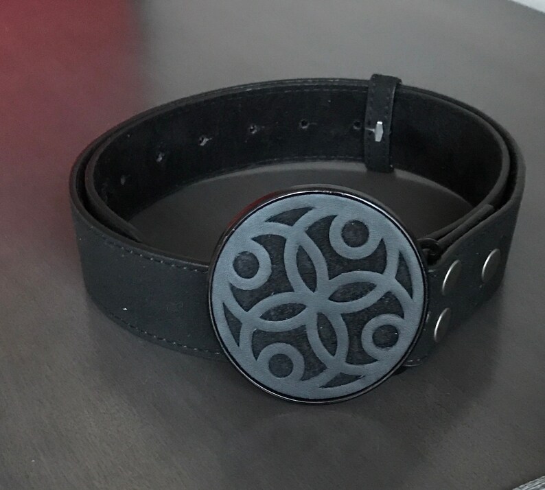 Black Leather Belt Buckle for Interchangeable Belt Ladies Etsy