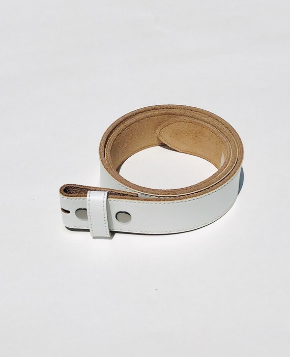 interchangeable belt buckle strap