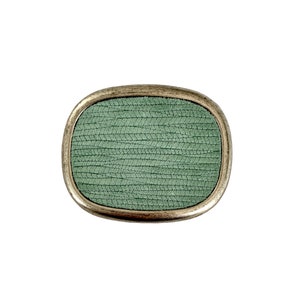 Summer Belt Buckle, Sea Foam Green Leather Belt Buckle, Buckle for Leather Belt, Buckle for Women, Gift for Her
