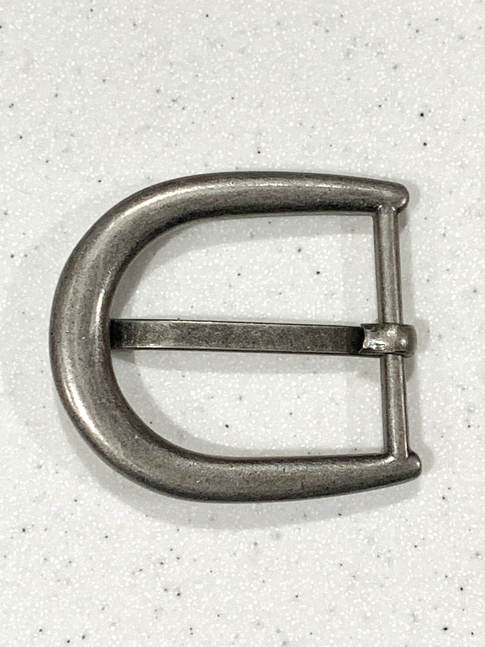 Antique Silver Round Belt Buckle for 1.5 inch wide belt Etsy