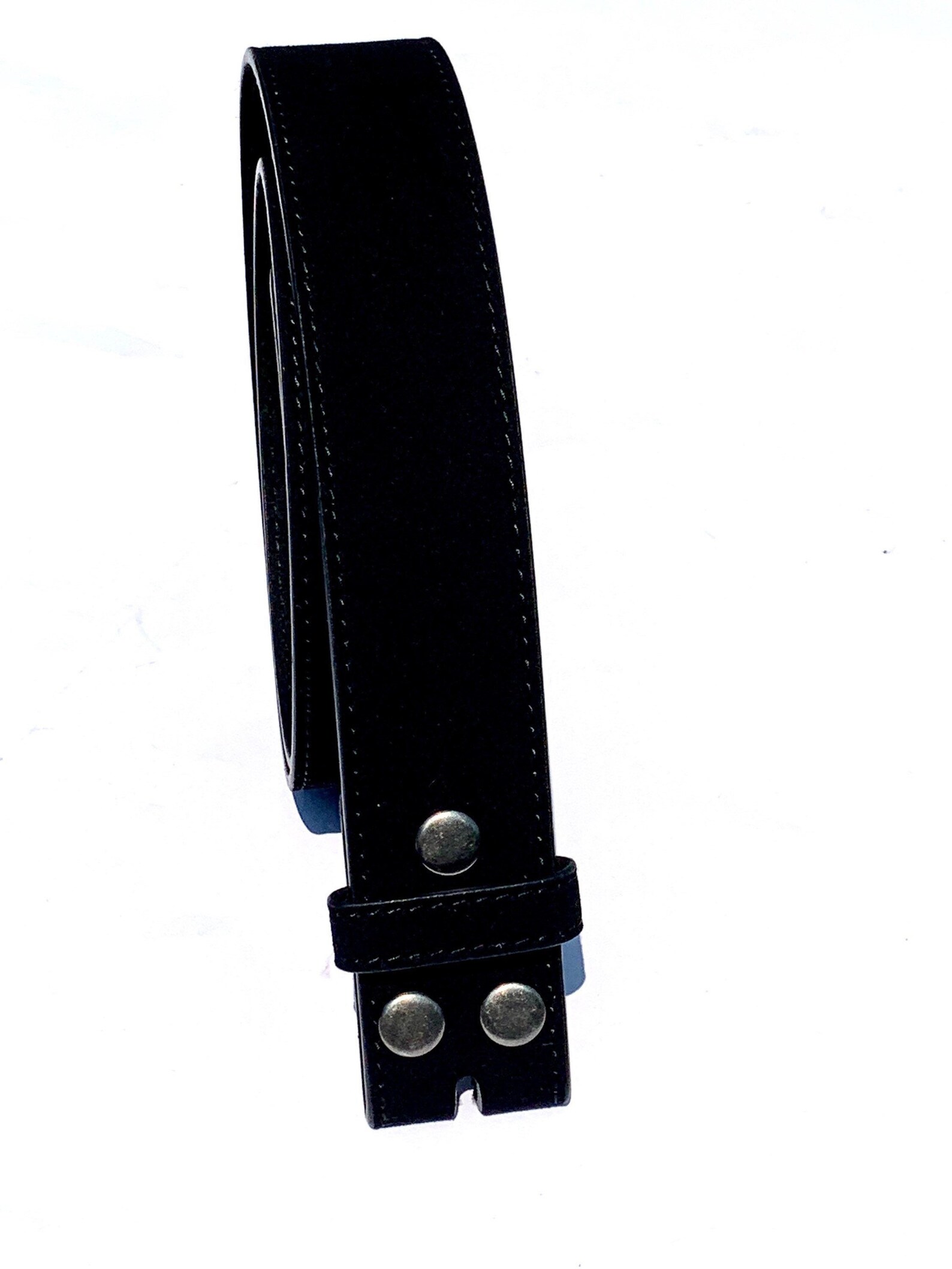 Black Suede Interchangeable Snap Belt 1.5 Inches Wide Belt Etsy