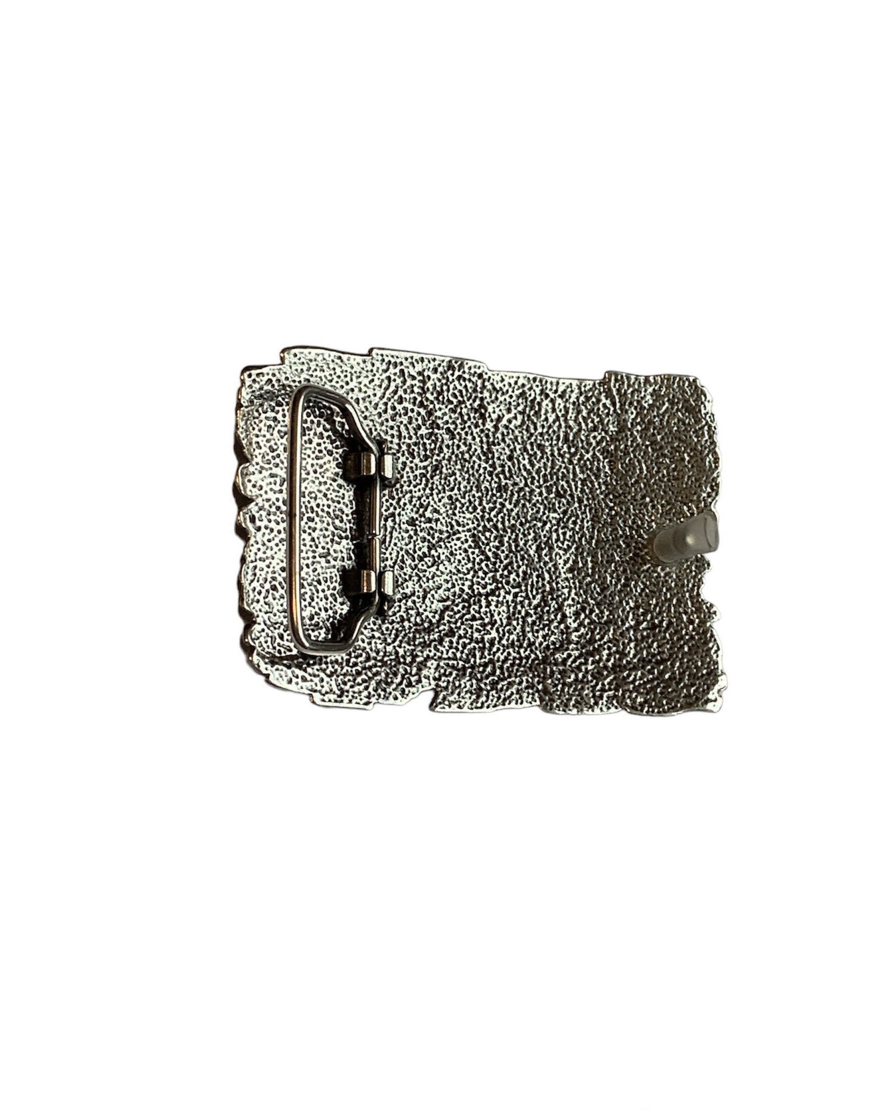 Engraved Eagle Antique Silver Western Belt Buckle: Fits 1.5  display picture 1