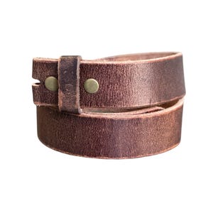 Vintage Distressed Leather Belt 1\